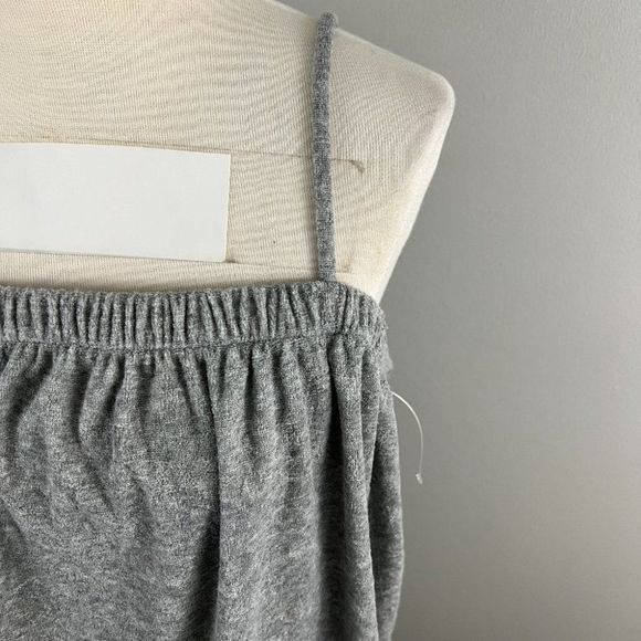 NWOT PROJECT SOCIAL T Grey Terry Cloth Tank Top (L) - Picture 3 of 8